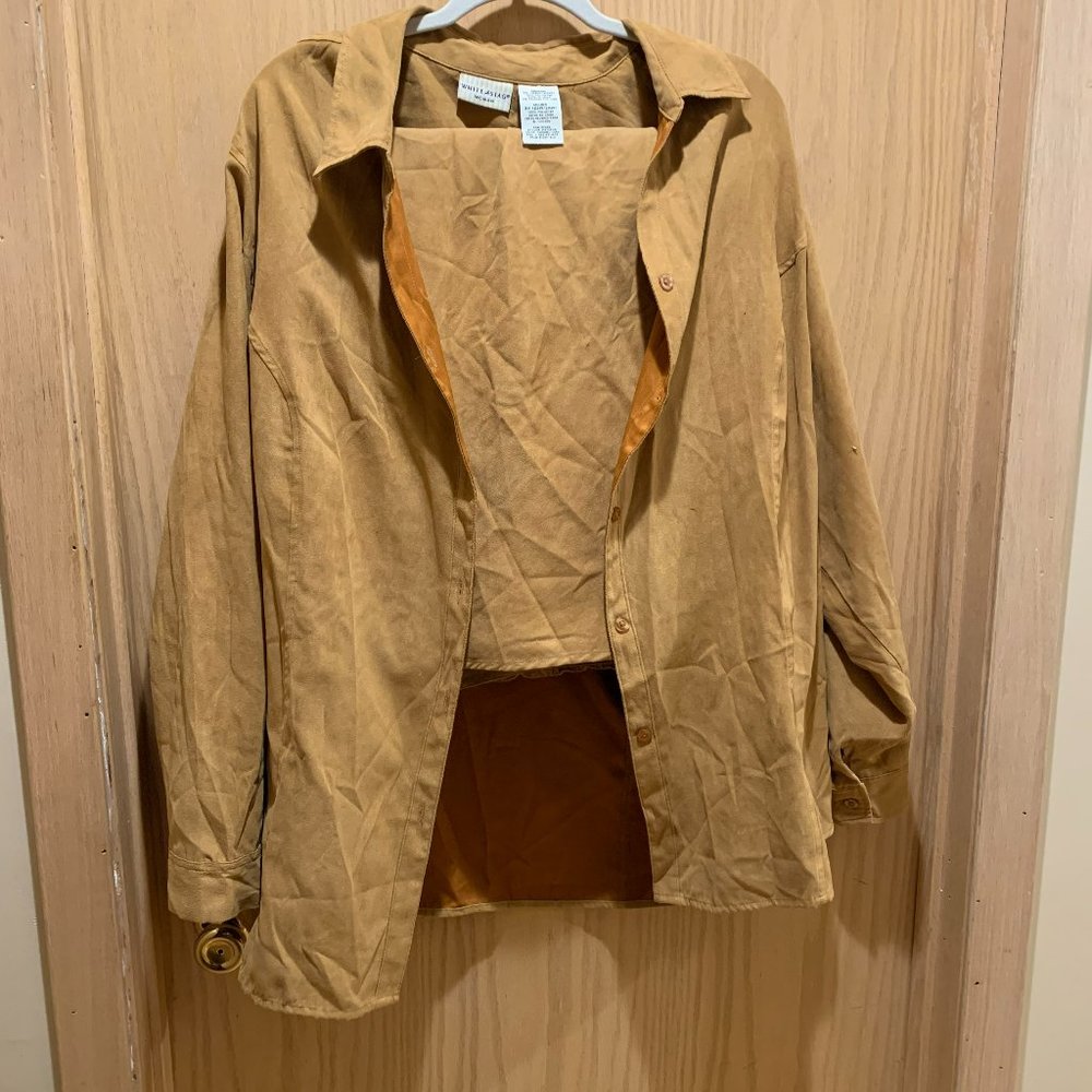 Vintage 90s White Stag Faux Suede 2-peice set